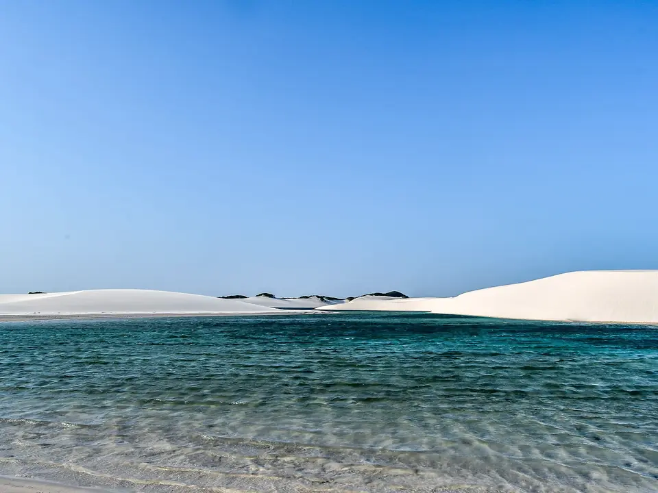 Lagunas entre las dunas de los Lençóis Maranhenses
