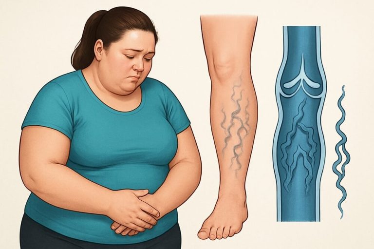 Obesidade e varizes: como o excesso de peso afeta sua saúde vascular